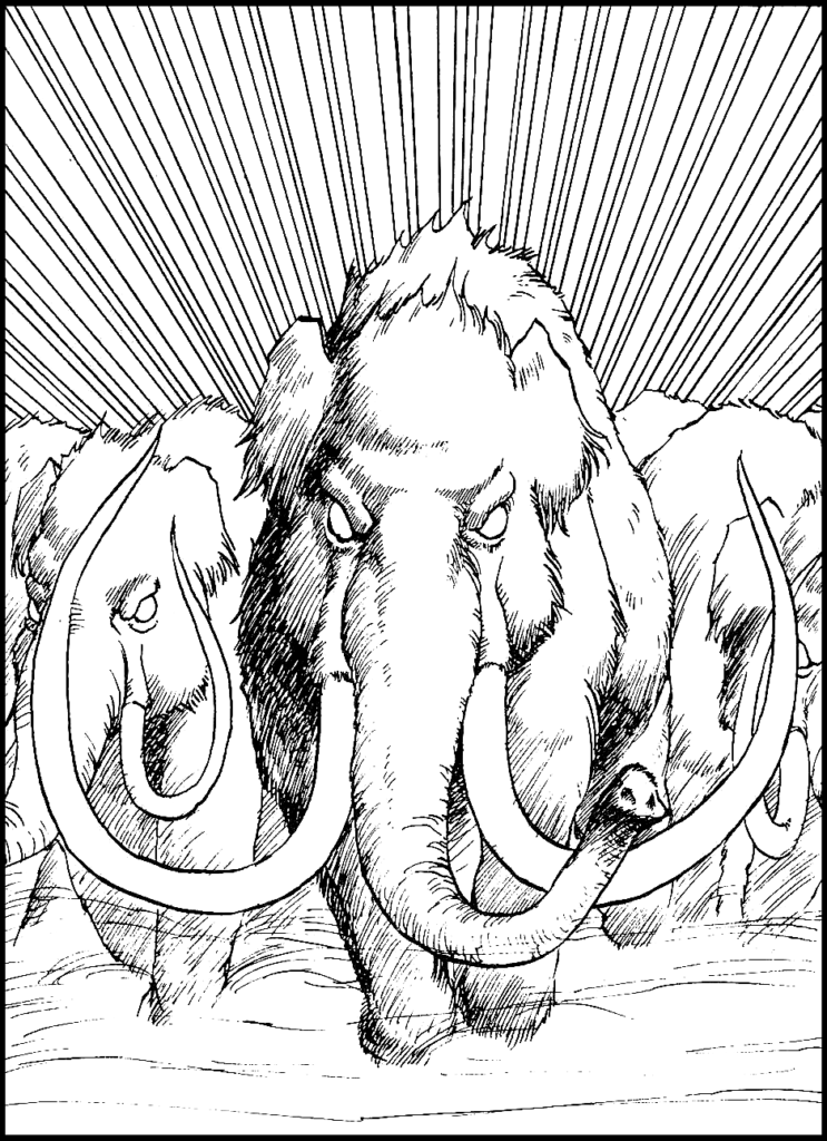 A herd of Mammoths have appeared! Out of all creatures in the Algol Solar System, these are the most fearsome that are known to exist! Can they survive this!?